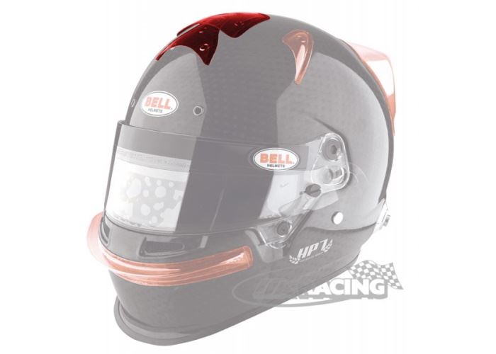 Lufteinlässe oben (2 Stück) klar, für Bell RS7 Carbon, RS7 Pro, HP7 EVO-III, Serie SE07, HP77, Serie 77, HP5 Touring, GT5 (Rally) Carbon, GT5 Touring, GT5 Rally Serie SE05, RS7-K, RS7-K Carbon, KC7-CMR