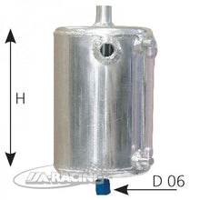 Ölsammelbehälter 2 Liter, rund Ø 120mm, M18x1,5 Innengewinde