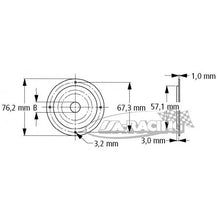 Bordwand DurchführungØ 76.2mm