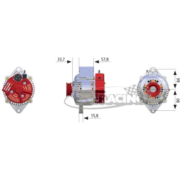 Brise Lichtmaschine mit 118mm Rotor