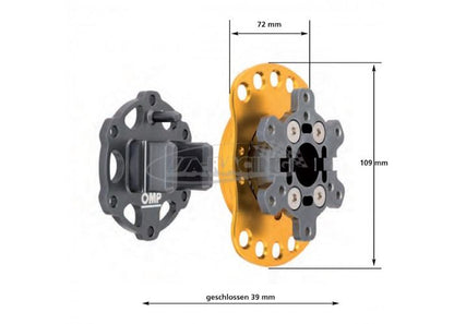 OMP Schnellverschluss Butterfly