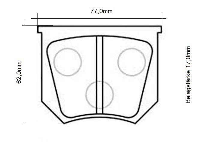 Mintex MGB504 M1144 Bremsbelag