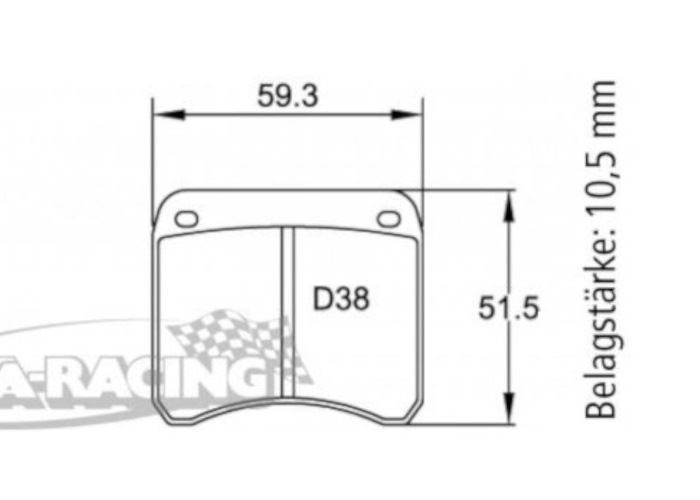 Mintex MLB19 M1144 Bremsbelag