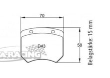 Mintex MLB20 M1144 Bremsbelag