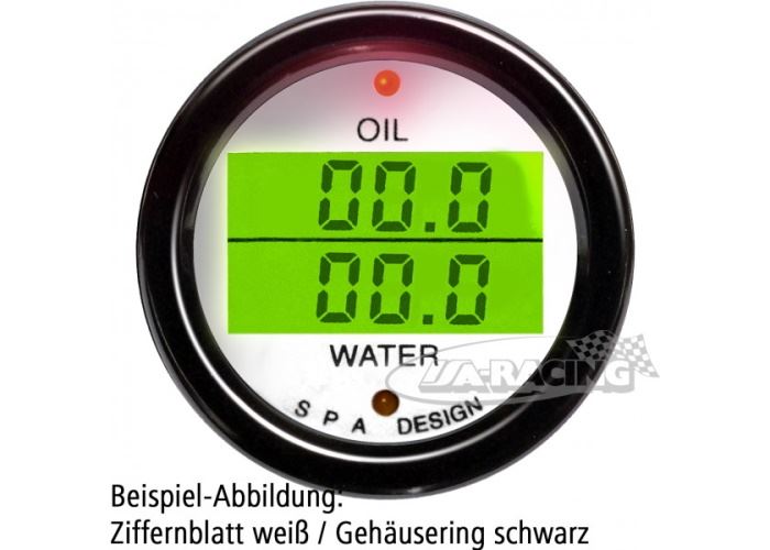 Doppelinstrument Öldruck/Wassertemperatur
