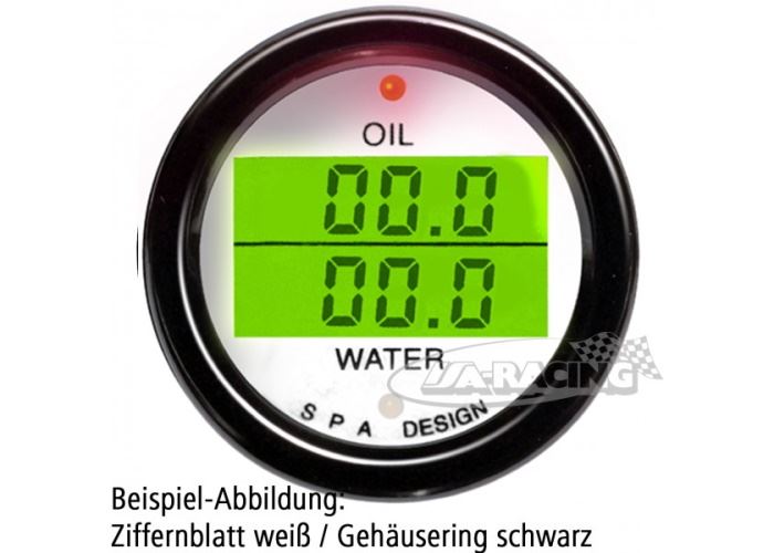 Doppelinstrument Öltemperatur/Wassertemperatur