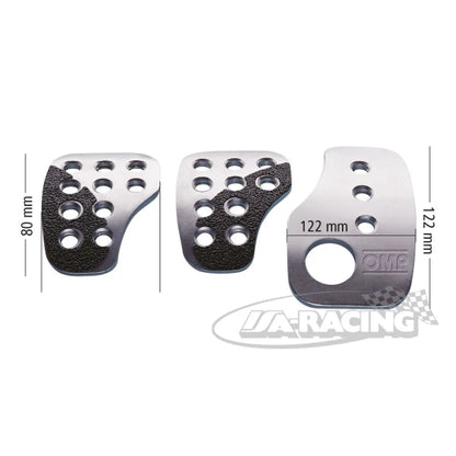 OMP Pedalset aus eloxiertem Aluminium