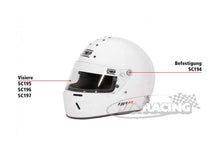 OMP Visier Befestigungskit für Helm GP-R, GP-R K,J-Rally