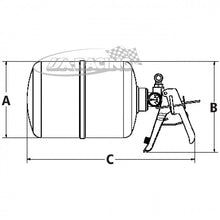 Feuerlöschsystem Zero 360, FIA-homol. Aluminium Behälter, 3kg Novec, mechanische Betätigung
