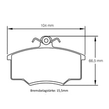 U1146 Pagid Bremsbelag