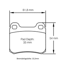 U1177 Pagid Bremsbelag