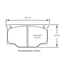 U1193 Pagid Bremsbelag