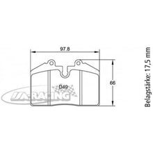 U1203 Pagid Bremsbelag