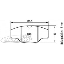 U1265 Pagid Bremsbelag