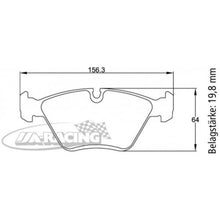 U1295 Pagid Bremsbelag