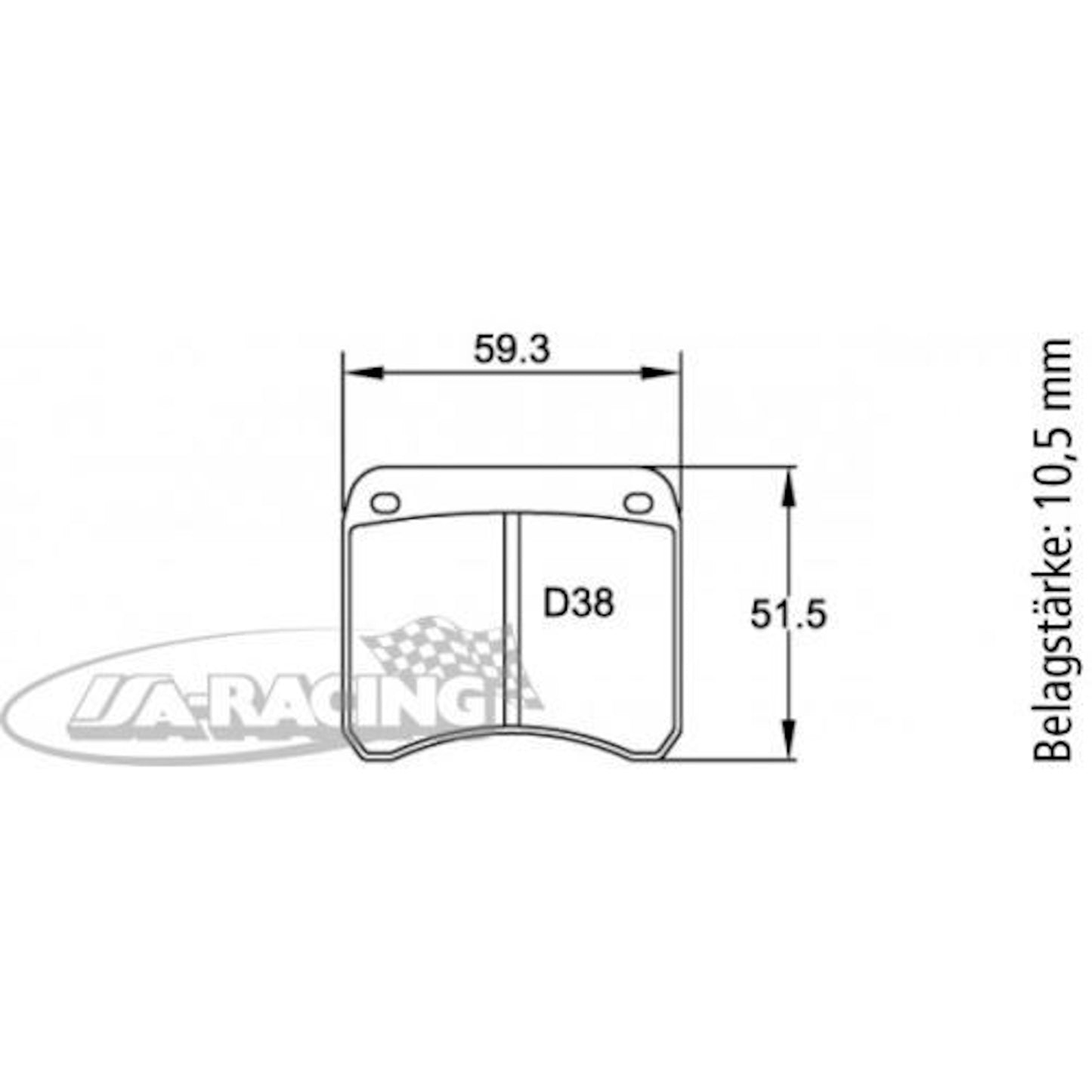 U1362 Pagid Bremsbelag