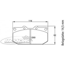 U1406 Pagid Bremsbelag