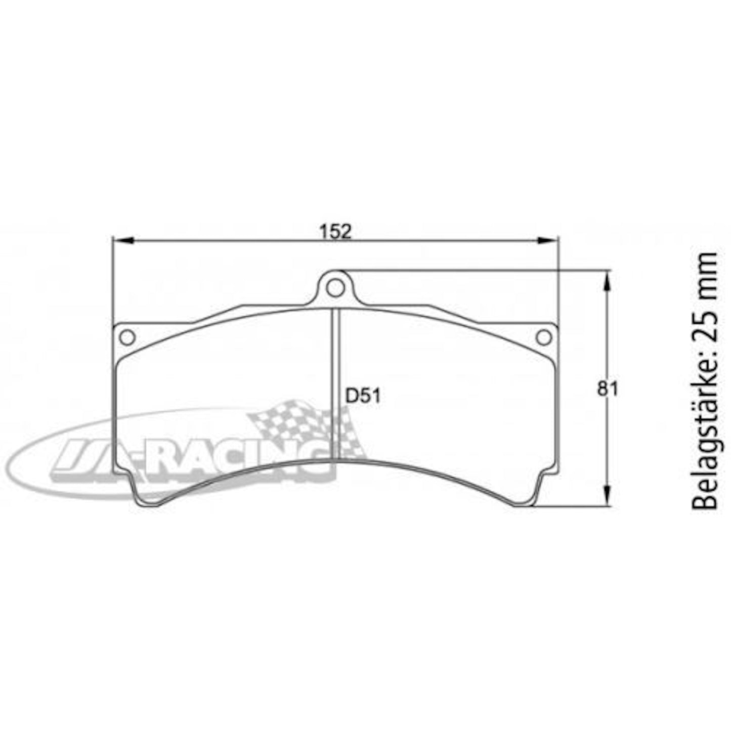 U1538 Pagid Bremsbelag