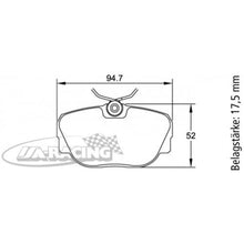 U1544 Pagid Bremsbelag