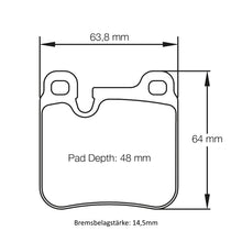 U1580 Pagid Bremsbelag