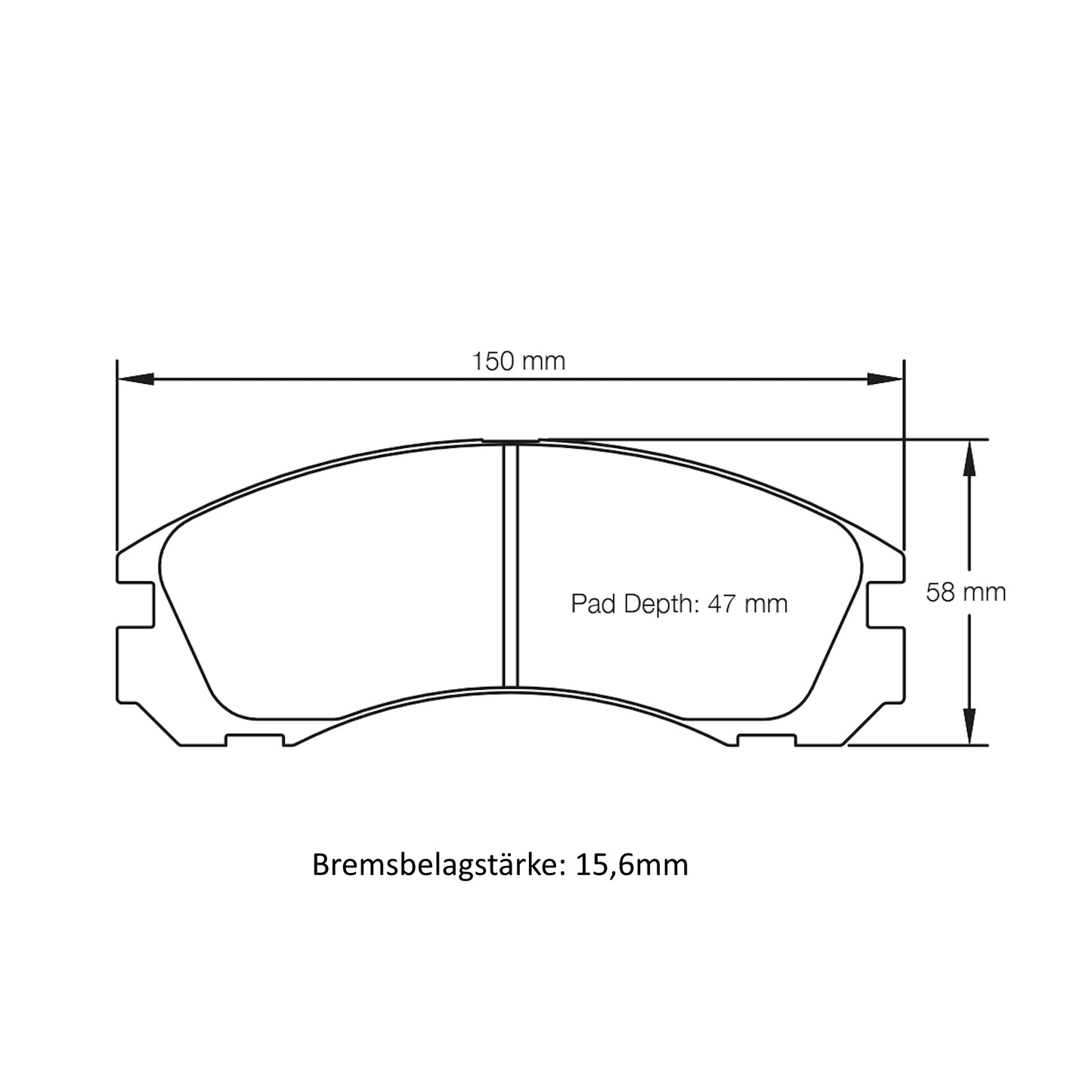 U1591 Pagid Bremsbelag