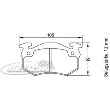 U1610 Pagid Bremsbelag