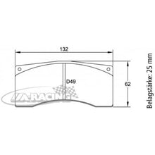 U1674 Pagid Bremsbelag