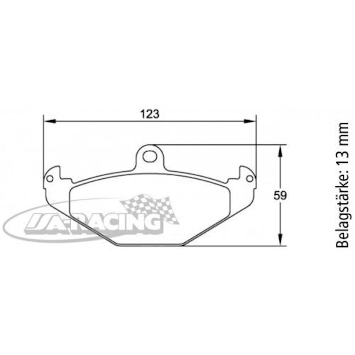 U1682 Pagid Bremsbelag