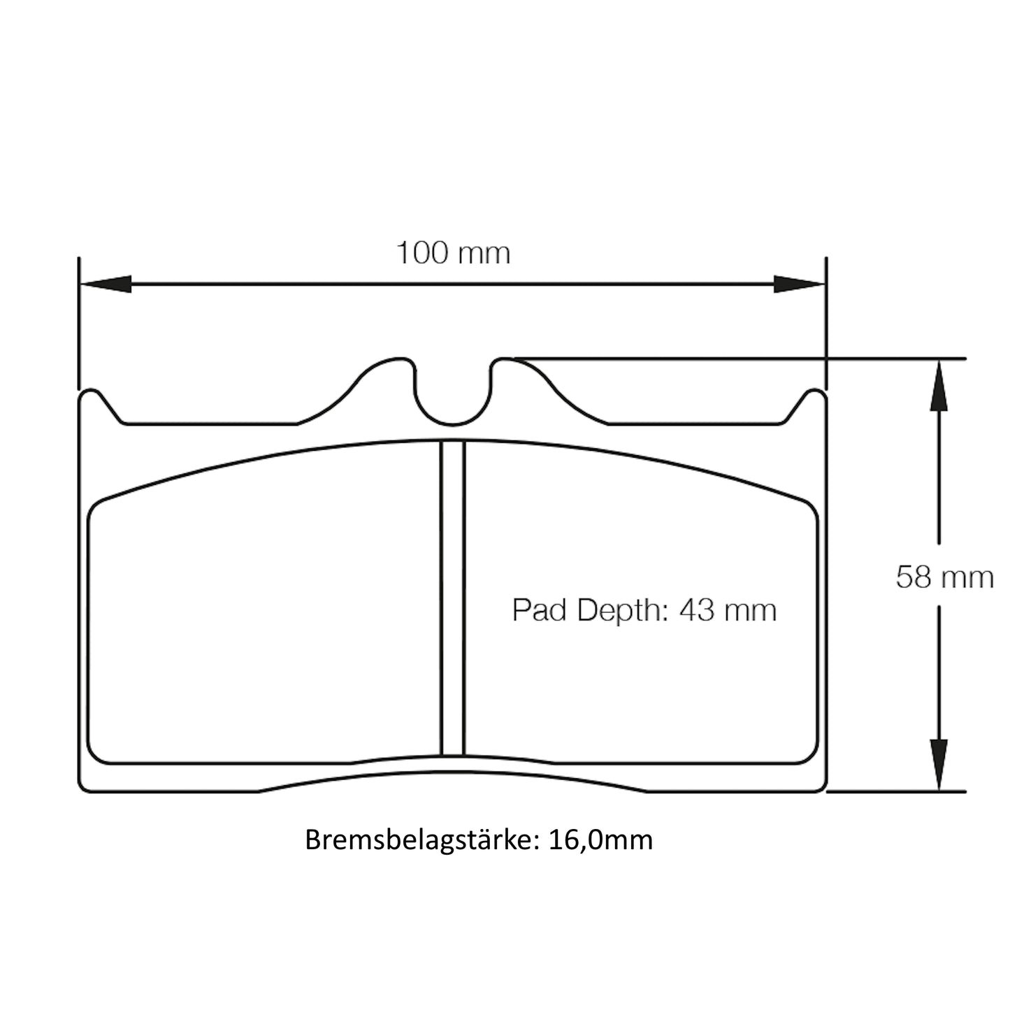 U1712USA Pagid Bremsbelag