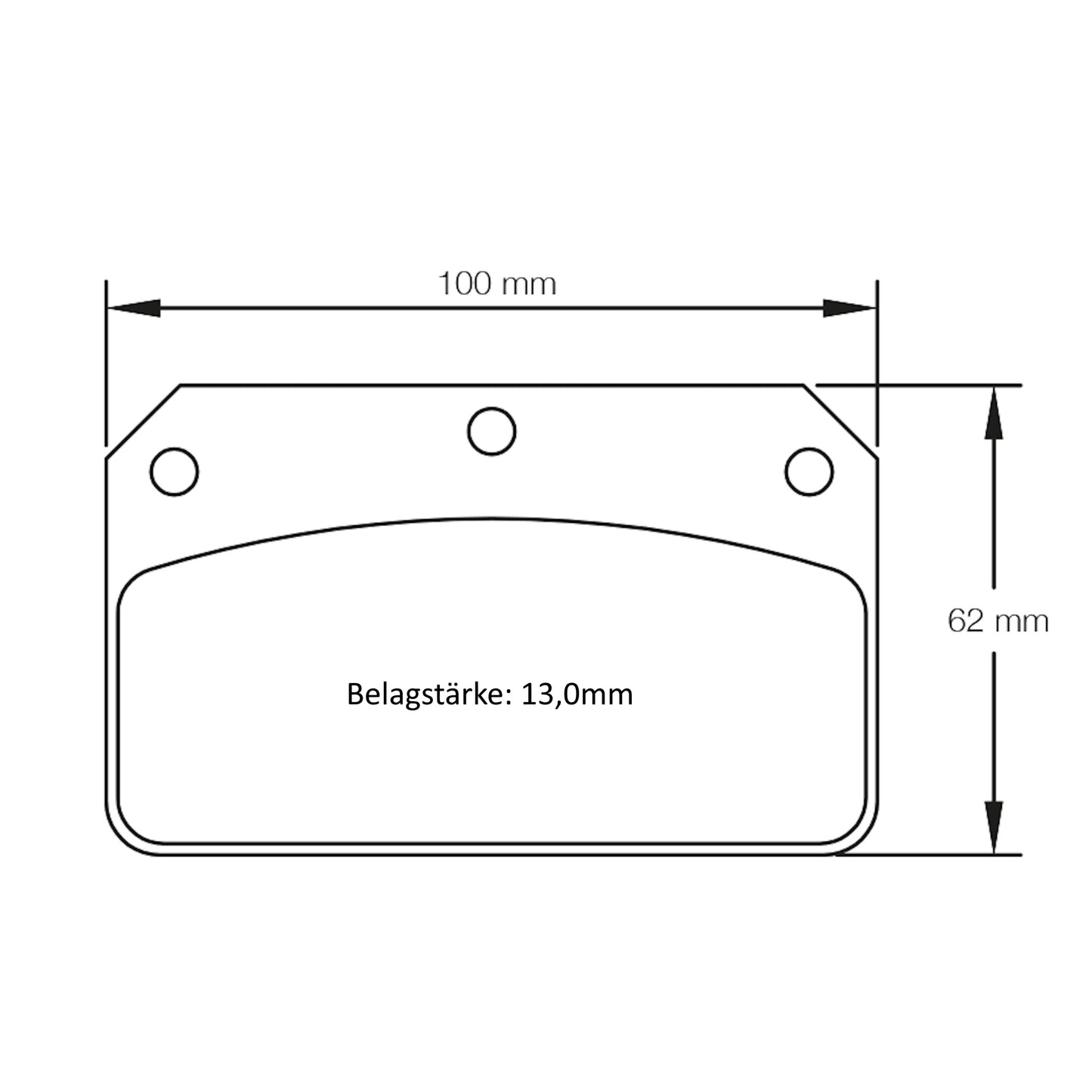 U1796 Pagid Bremsbelag