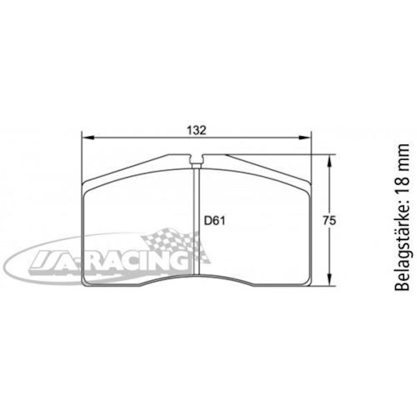 U1842 Pagid Bremsbelag