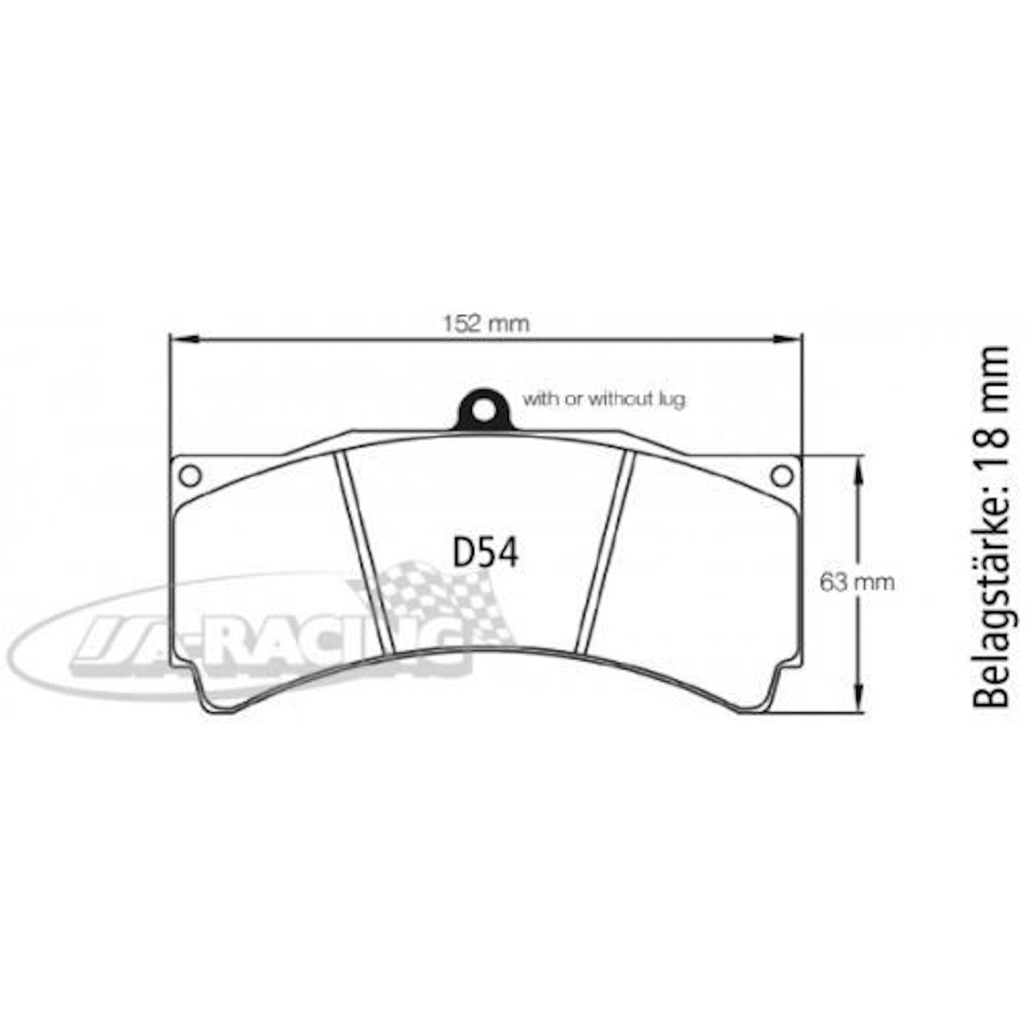 U1904 Pagid Bremsbelag
