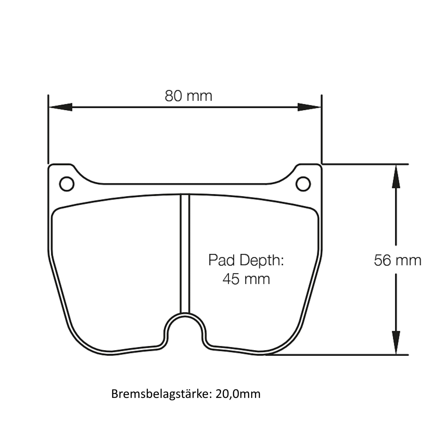 U2053 Pagid Bremsbelag