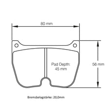 U2053 Pagid Bremsbelag