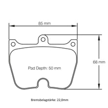 U2105 Pagid Bremsbelag