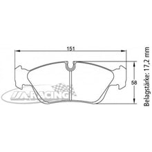 U2180 Pagid Bremsbelag