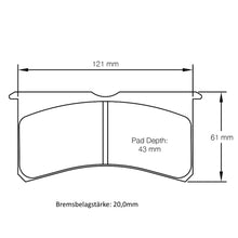 U2205USA Pagid Bremsbelag