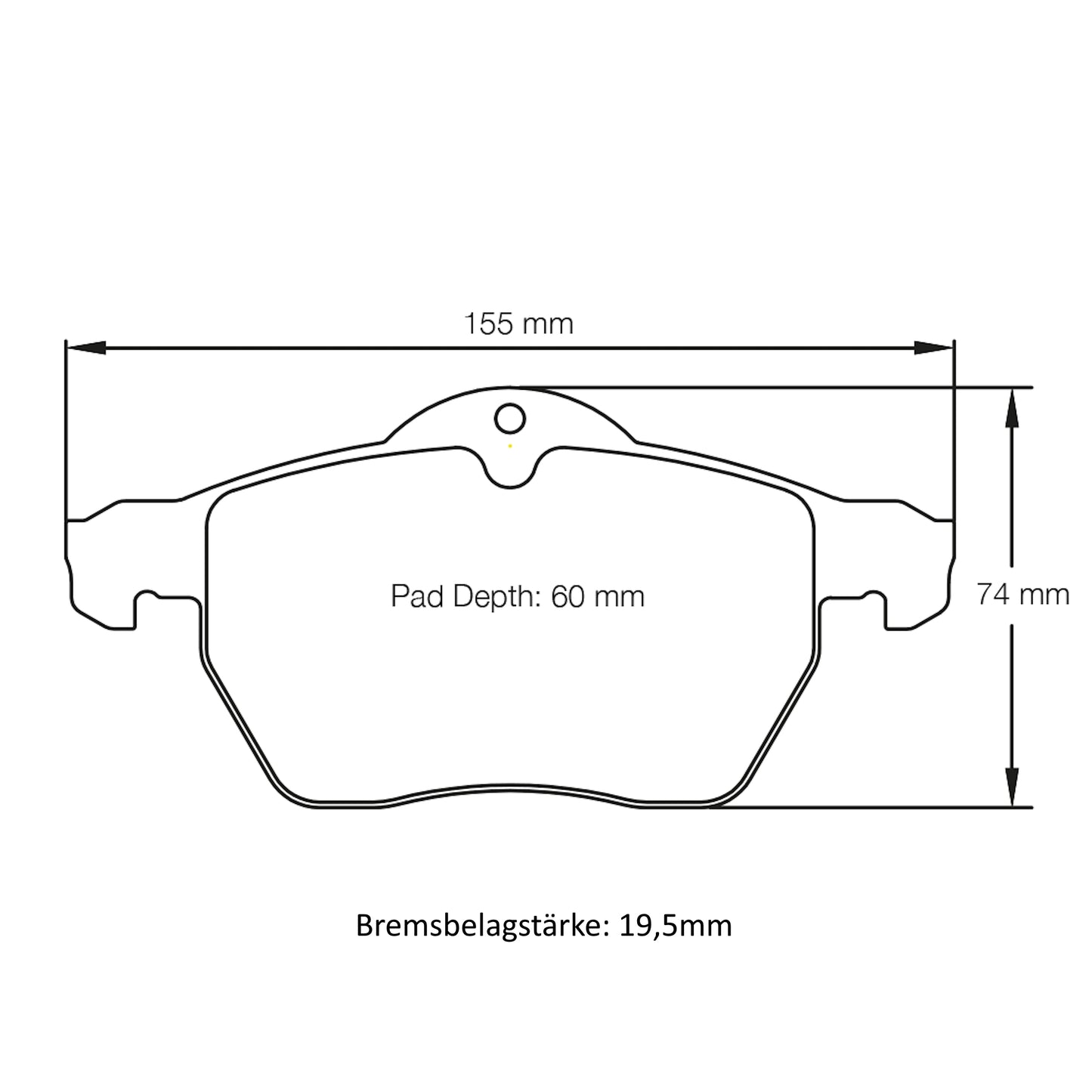 U2275 Pagid Bremsbelag