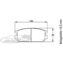 U2445 Pagid Bremsbelag