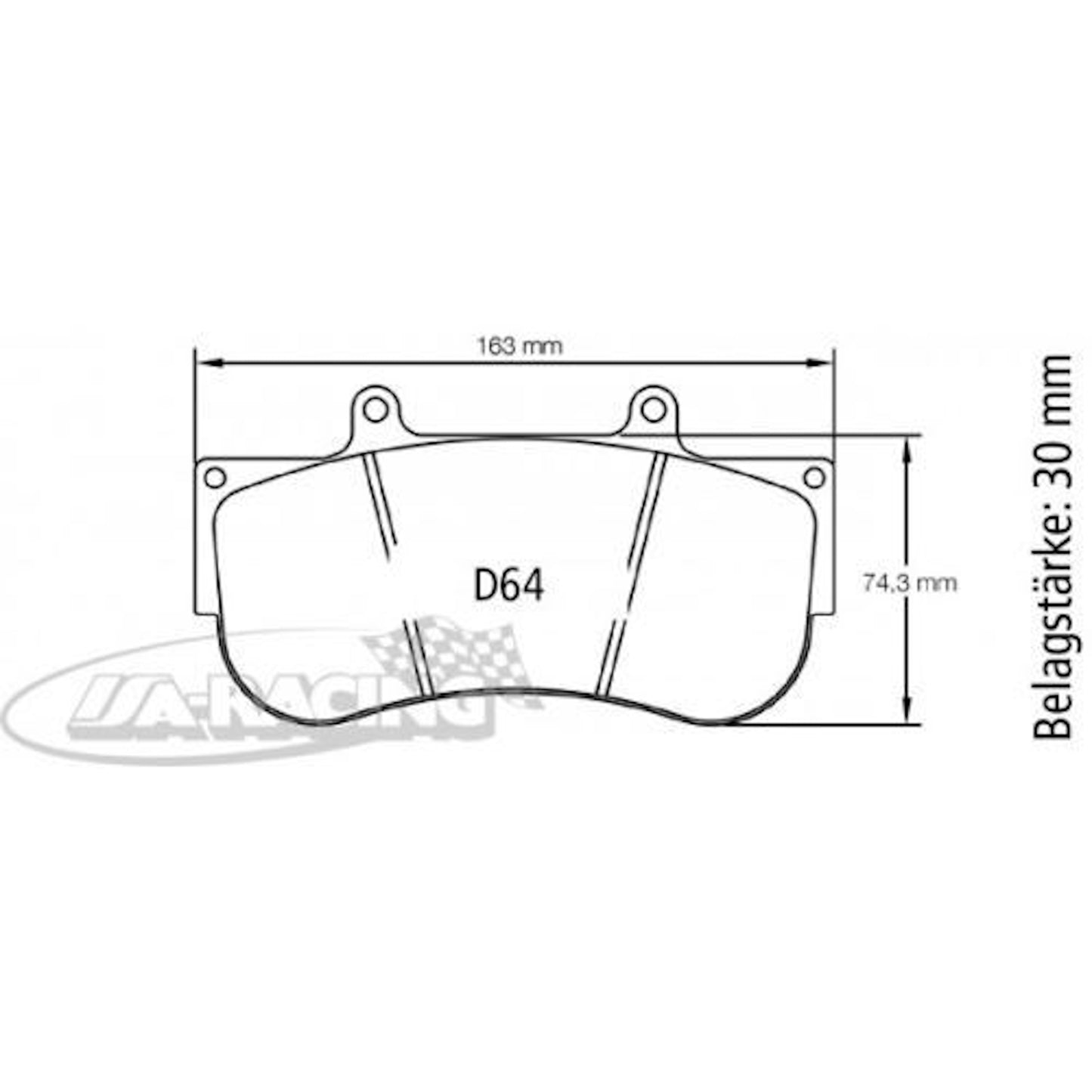 U2564 Pagid Bremsbelag