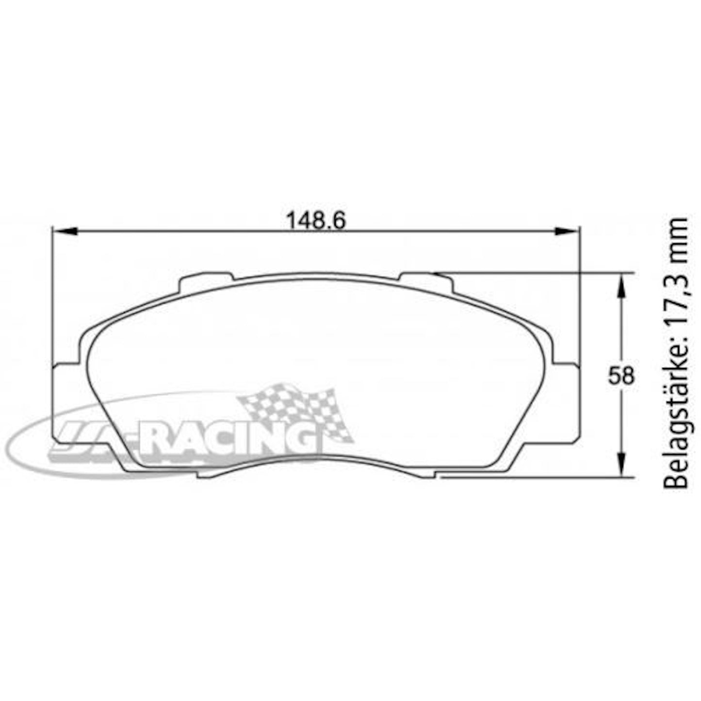U2623 Pagid Bremsbelag