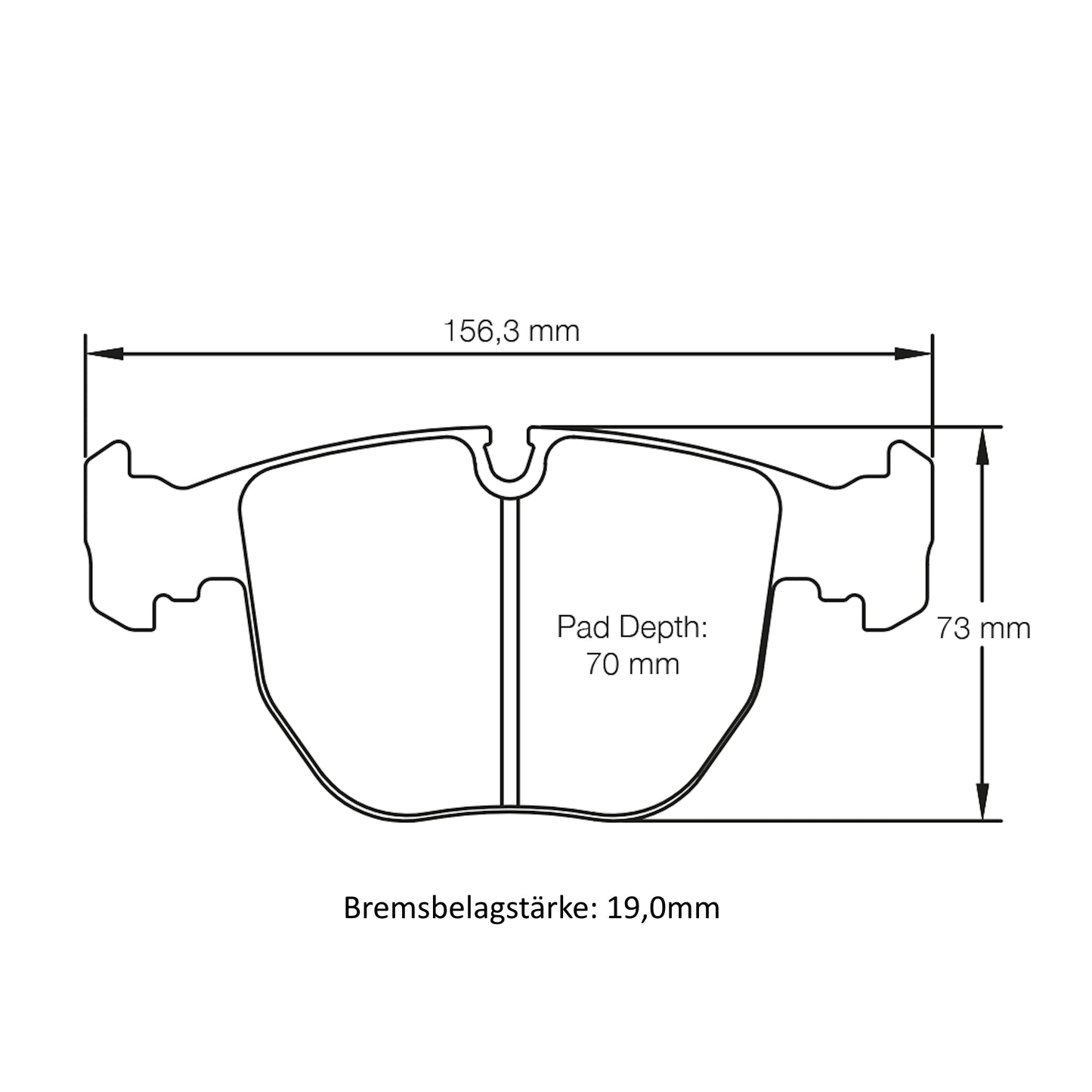 U2683 Pagid Bremsbelag