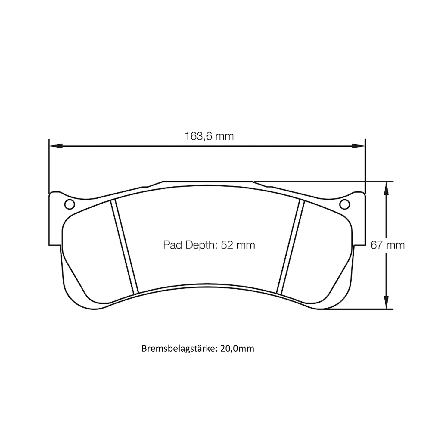 U2687 Pagid Bremsbelag