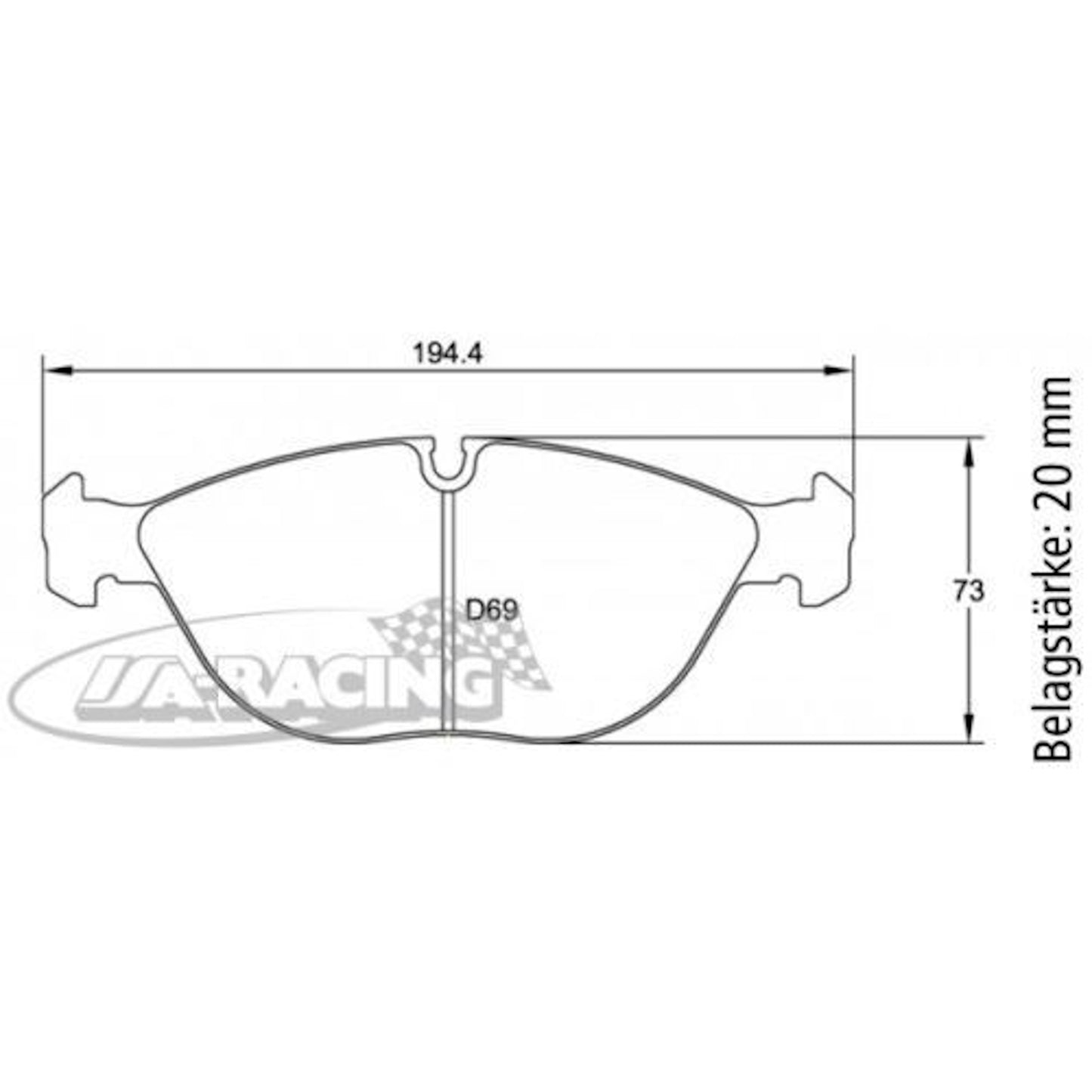 U2830 Pagid Bremsbelag