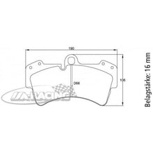 U2845 Pagid Bremsbelag