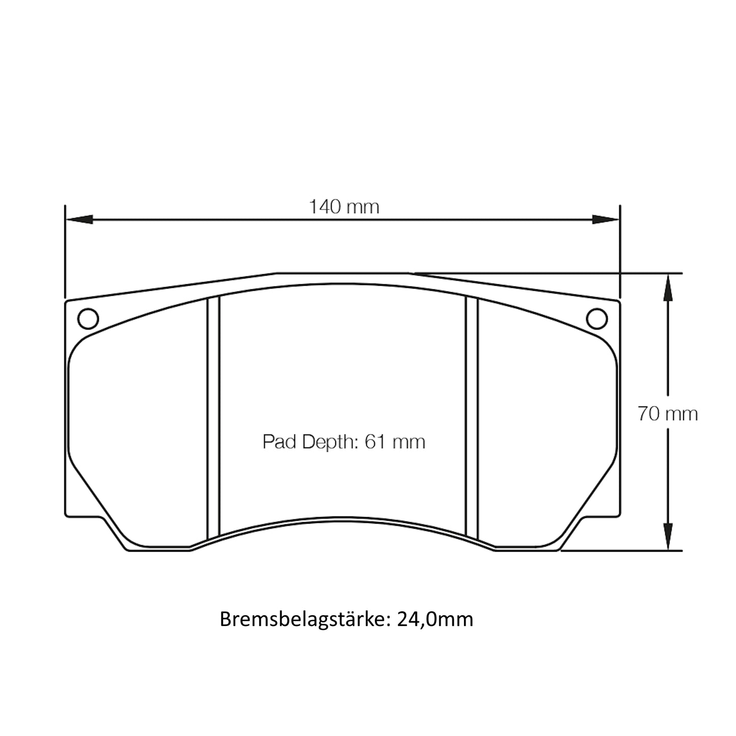 U3277 Pagid Bremsbelag