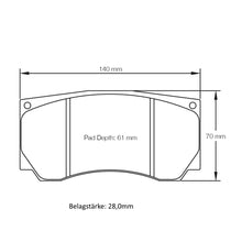 U3279 Pagid Bremsbelag
