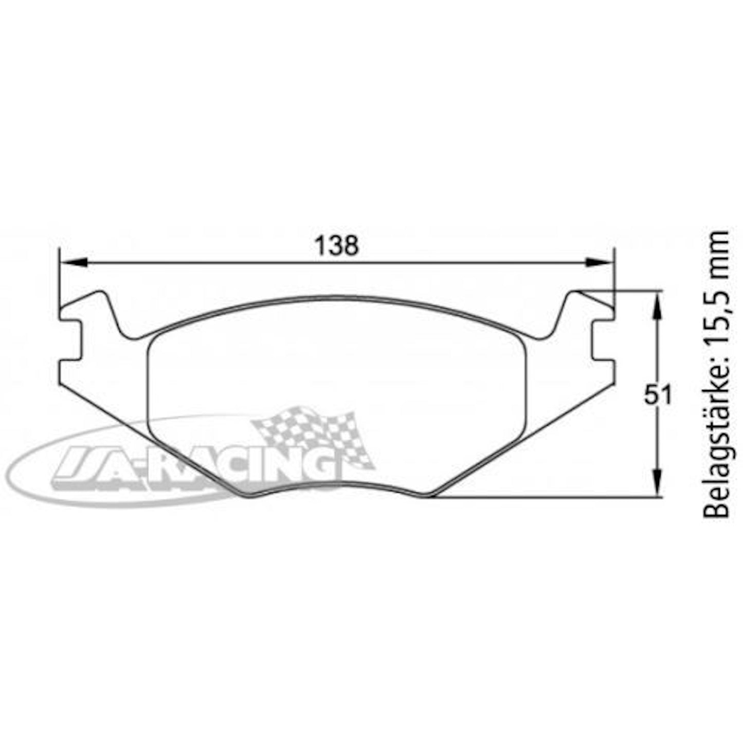 U4011 Pagid Bremsbelag