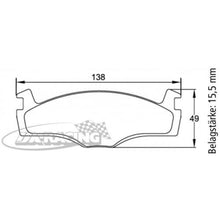 U4011 Pagid Bremsbelag