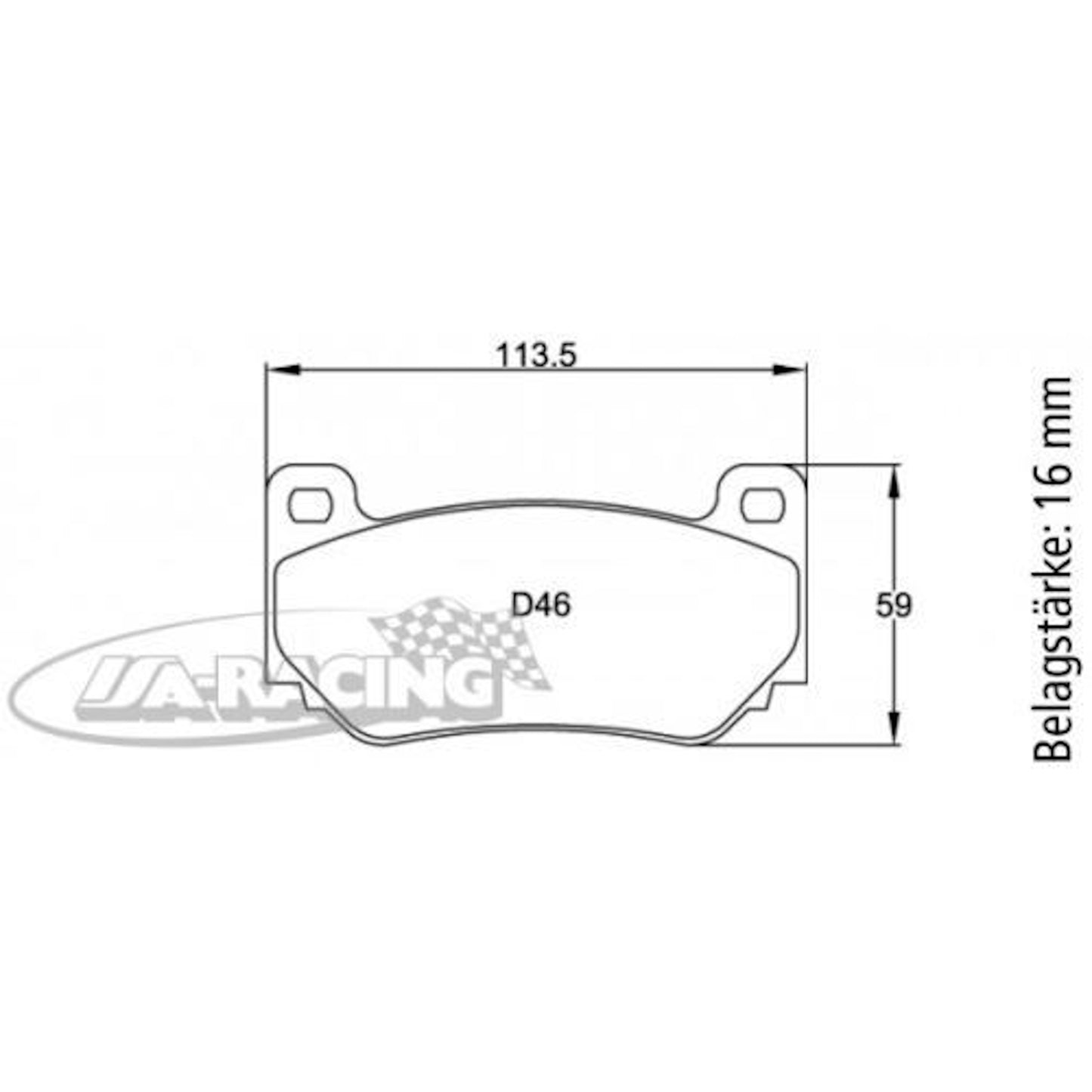 U4349 Pagid Bremsbelag